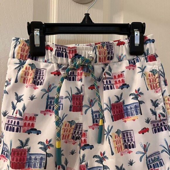 Lison Paris Cuba Swim Trunks Shorts Boys Size 6 NWT - Picture 2 of 12